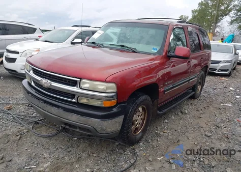 2001 Chevrolet Tahoe Lt from USA, damaged, VIN 1GNEK13T01R189099